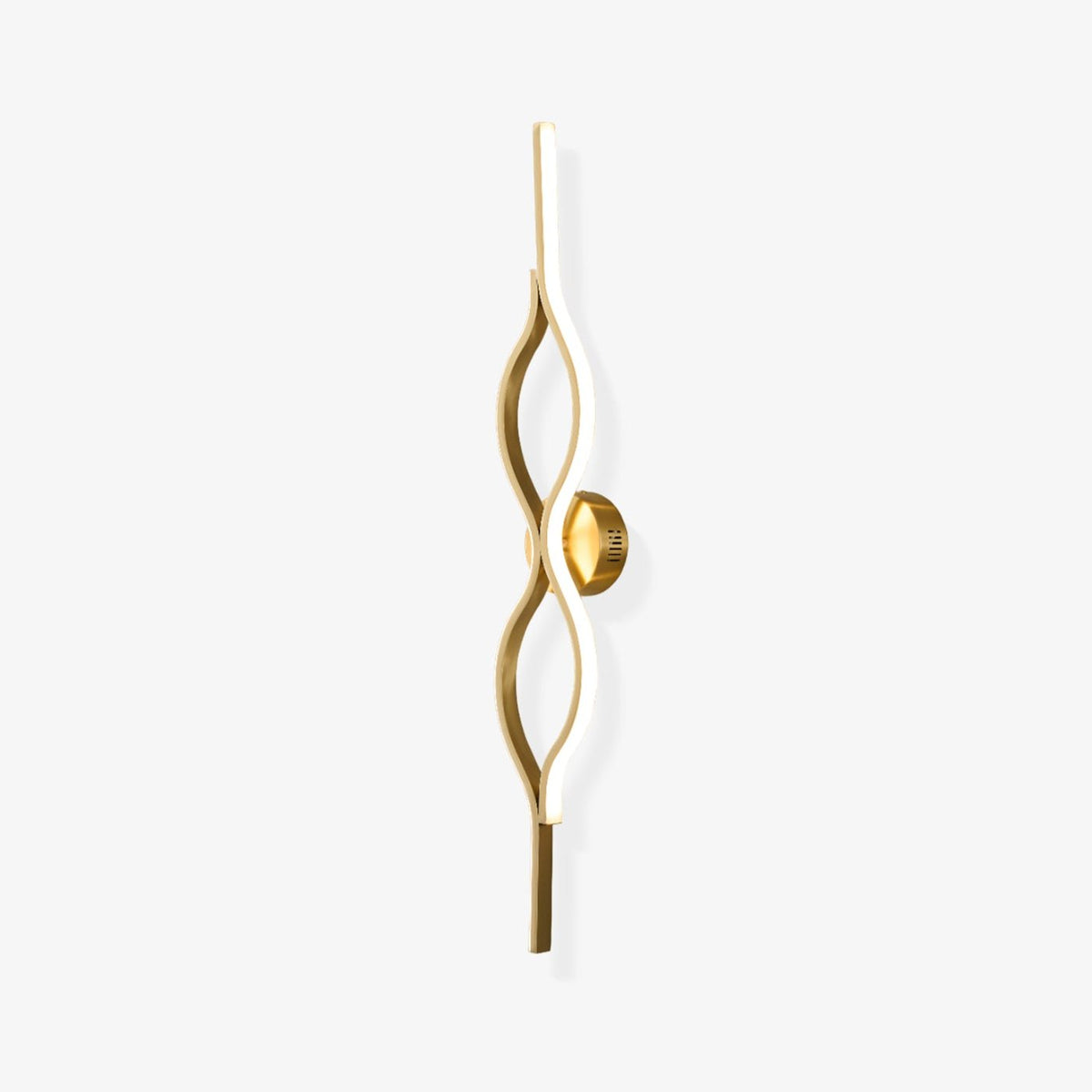 Myvenen klassieke Twist wandlamp van messing