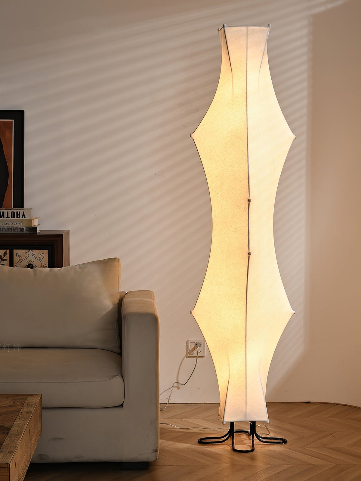 Vela Twist Zijde vloerlamp