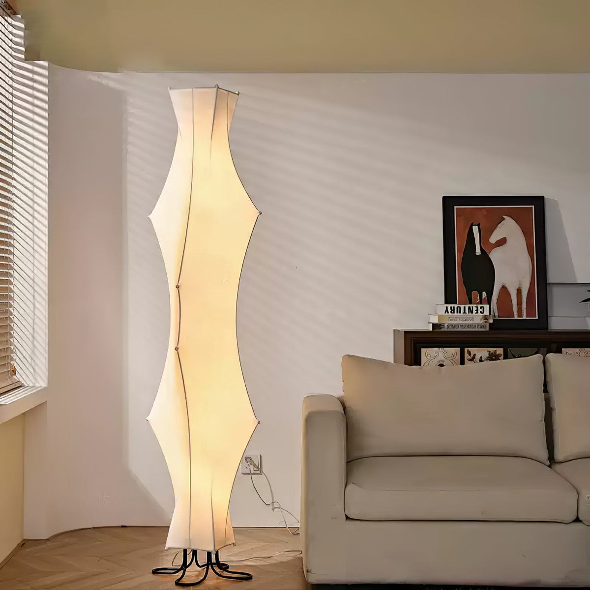 Vela Twist Zijde vloerlamp