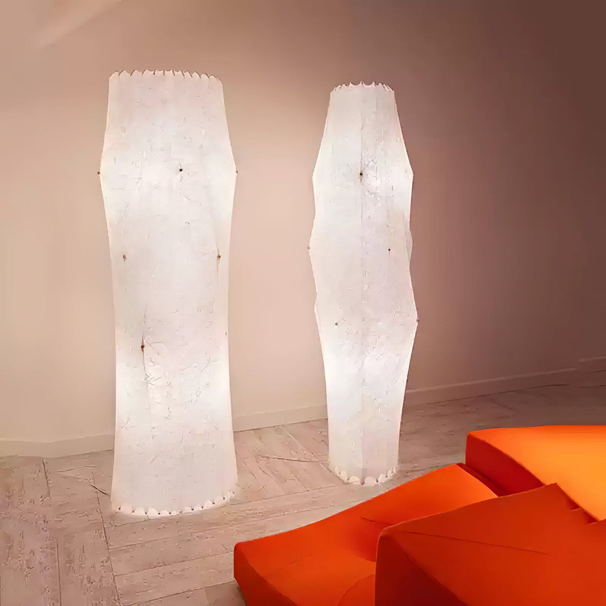 Vela Twist Zijde vloerlamp