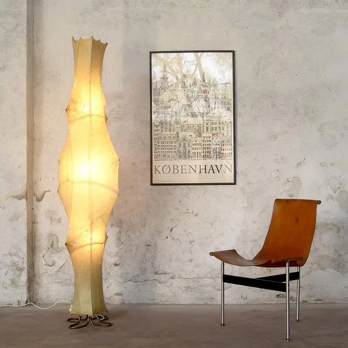 Vela Twist Zijde vloerlamp