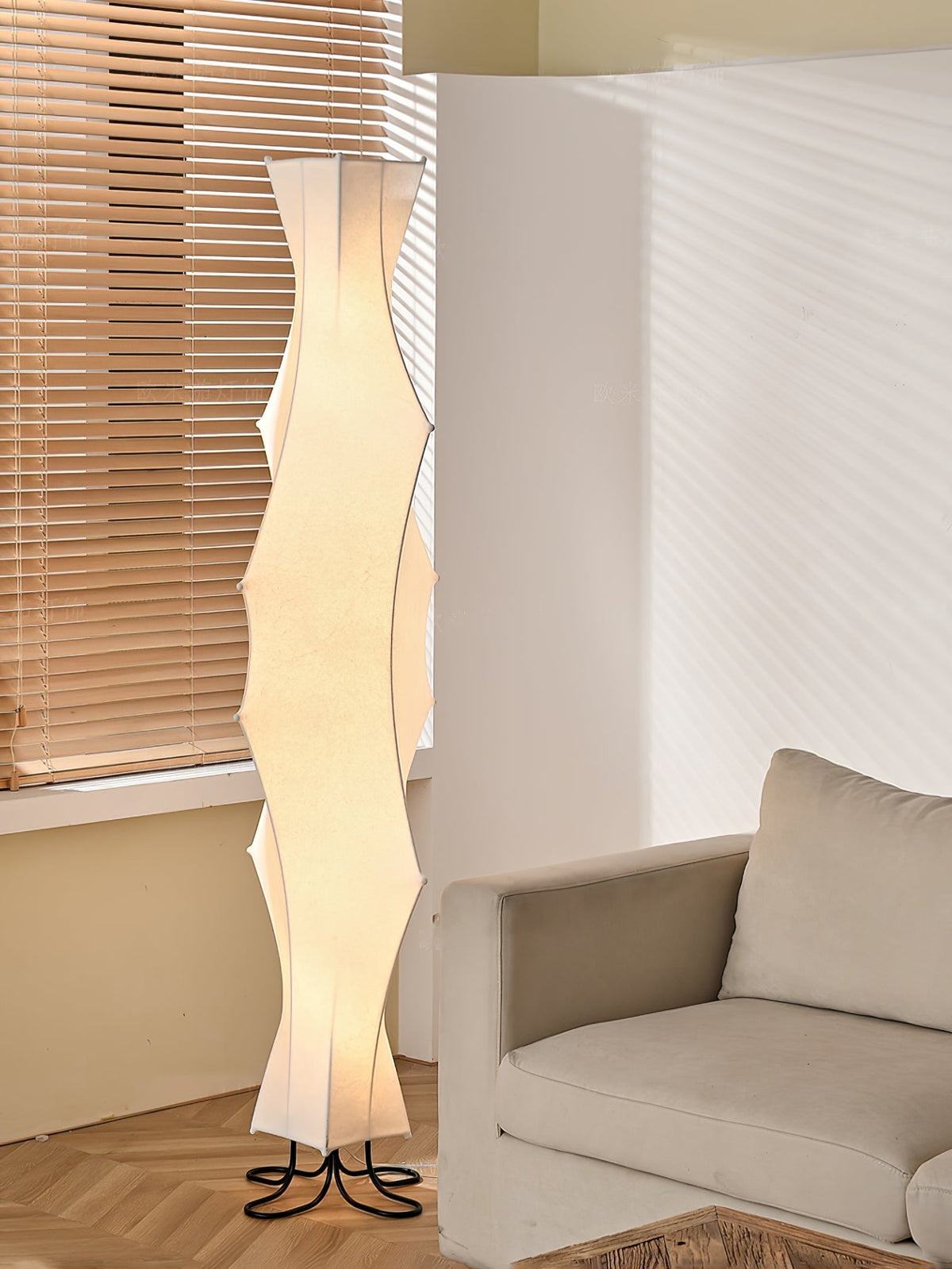 Vela Twist Zijde vloerlamp