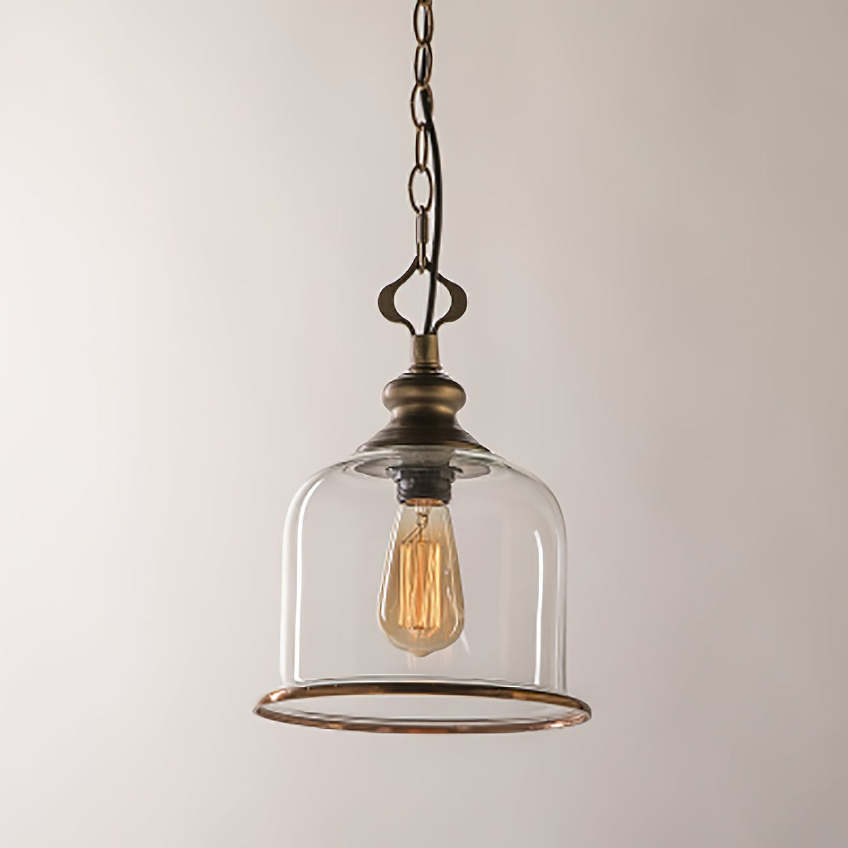 Celaniella Vintage elegantie hanglamp van glas