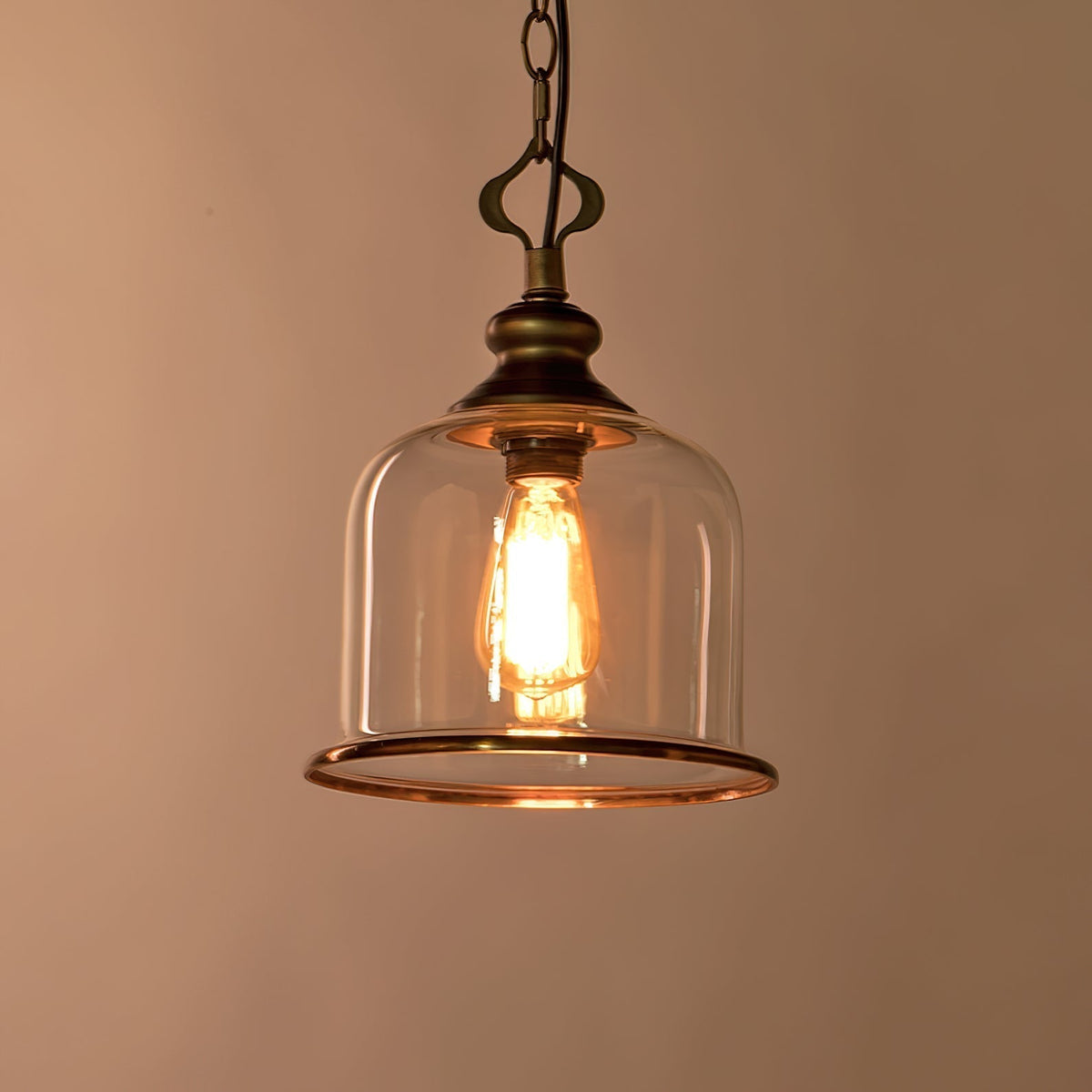 Celaniella Vintage elegantie hanglamp van glas