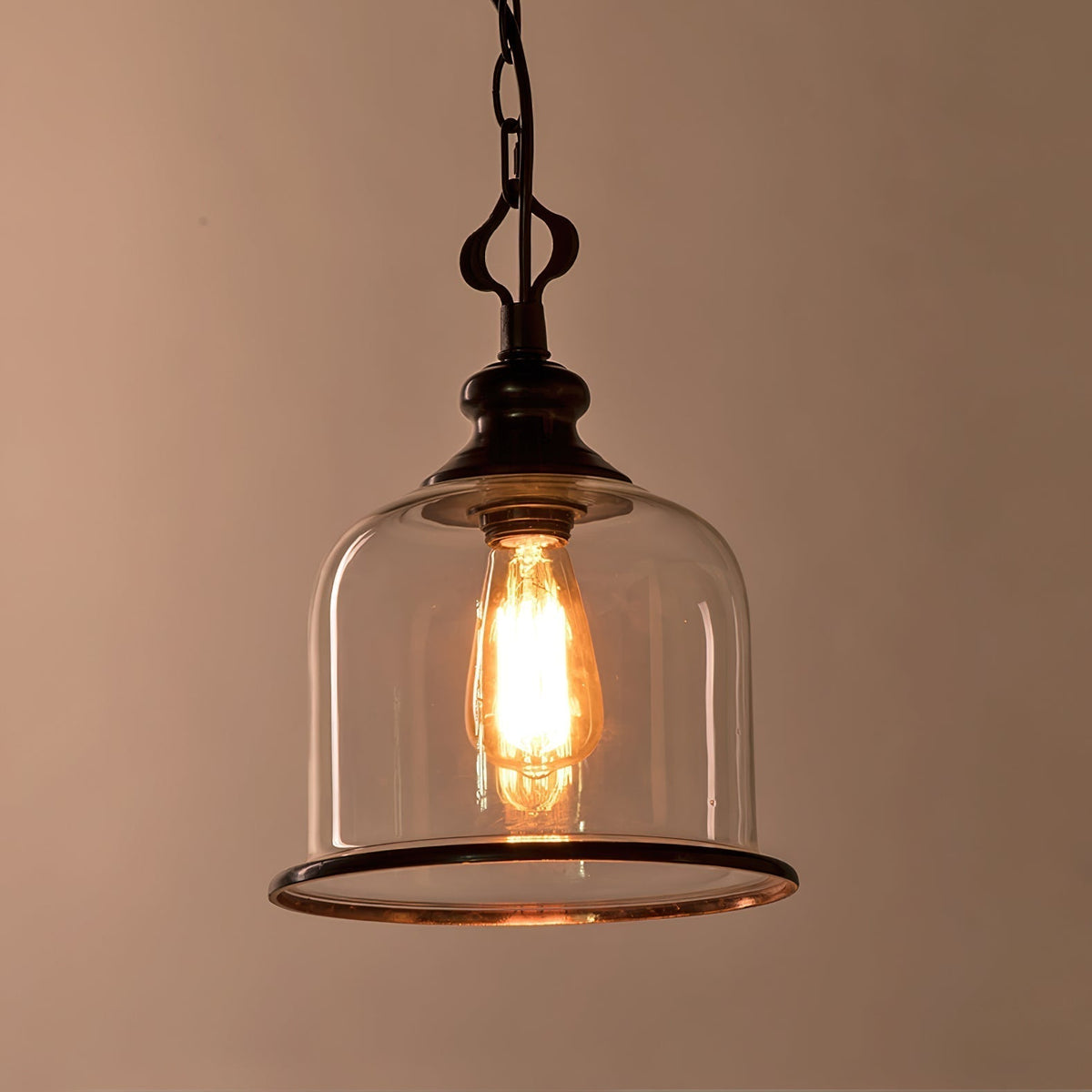 Celaniella Vintage elegantie hanglamp van glas