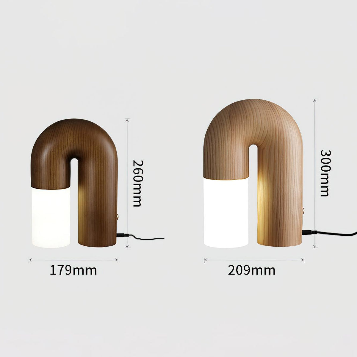 Arch Houten tafellamp