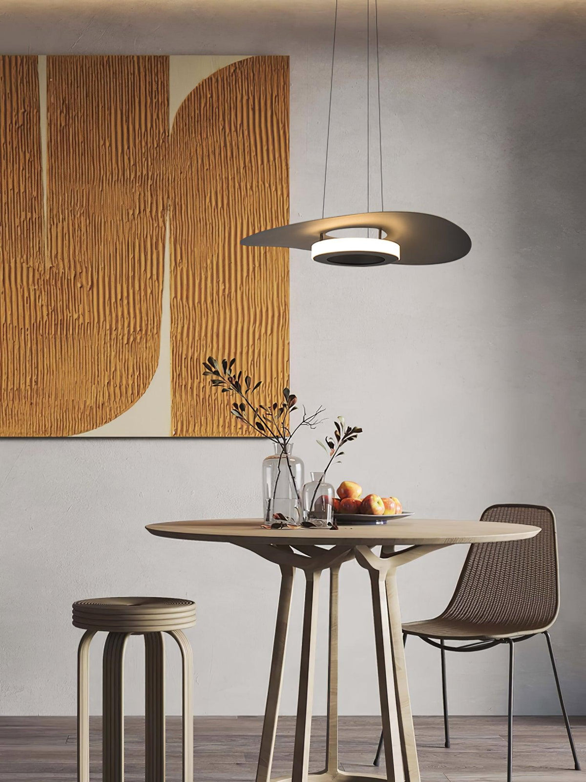 Woka hanglamp aluminium UFO-ring minimalistisch