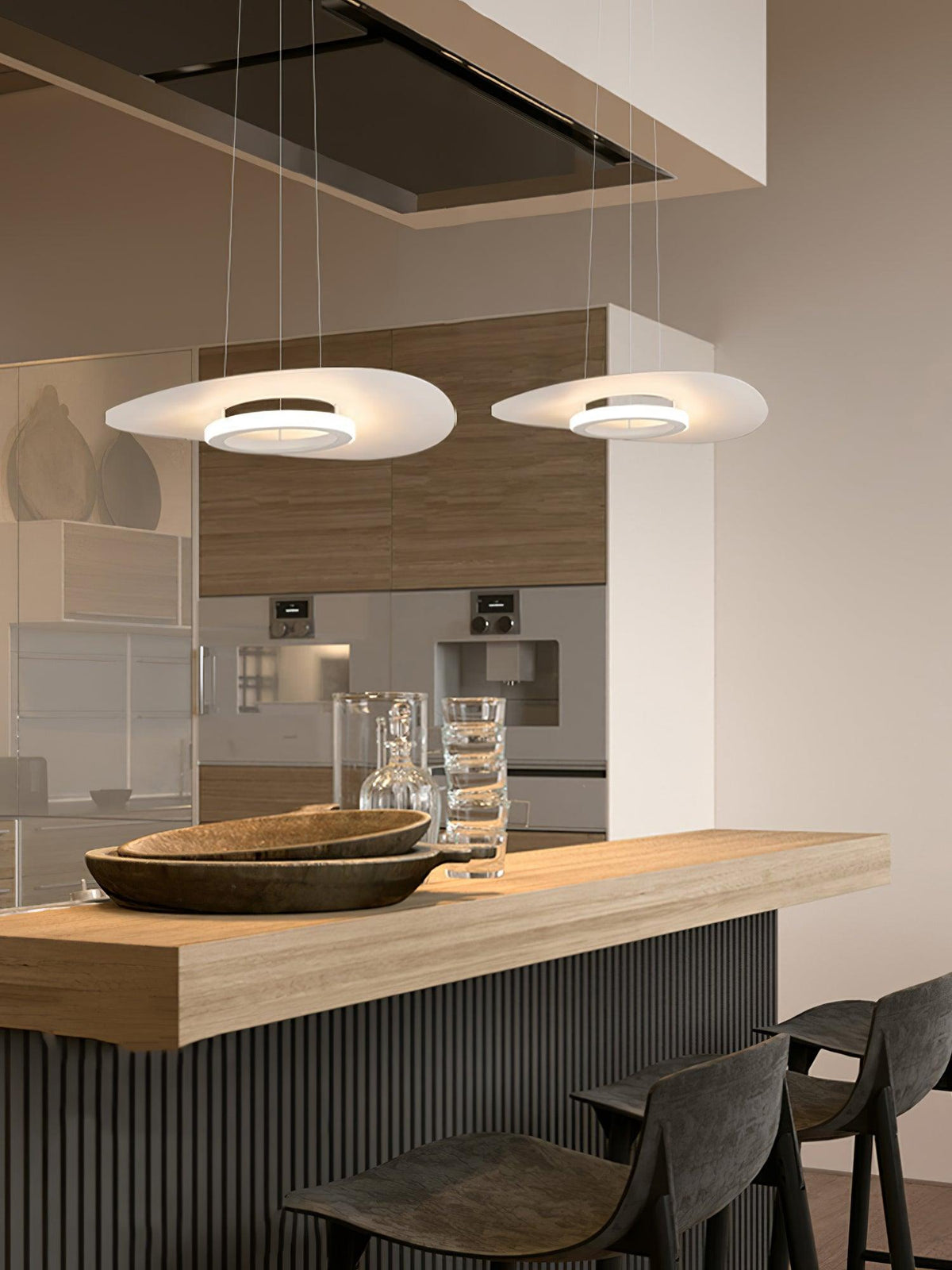 Woka hanglamp aluminium UFO-ring minimalistisch