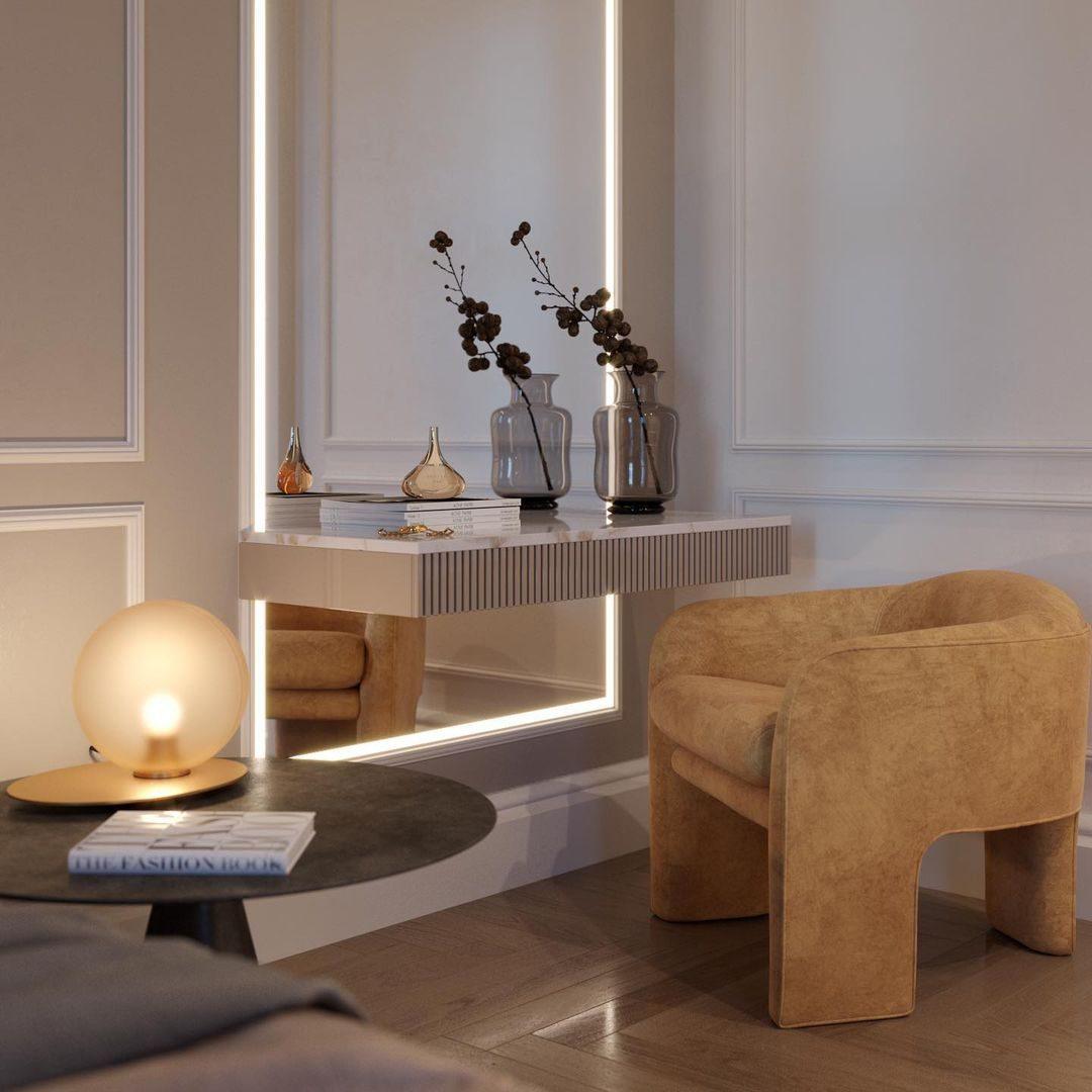 Cirivena moderne tafellamp in goud