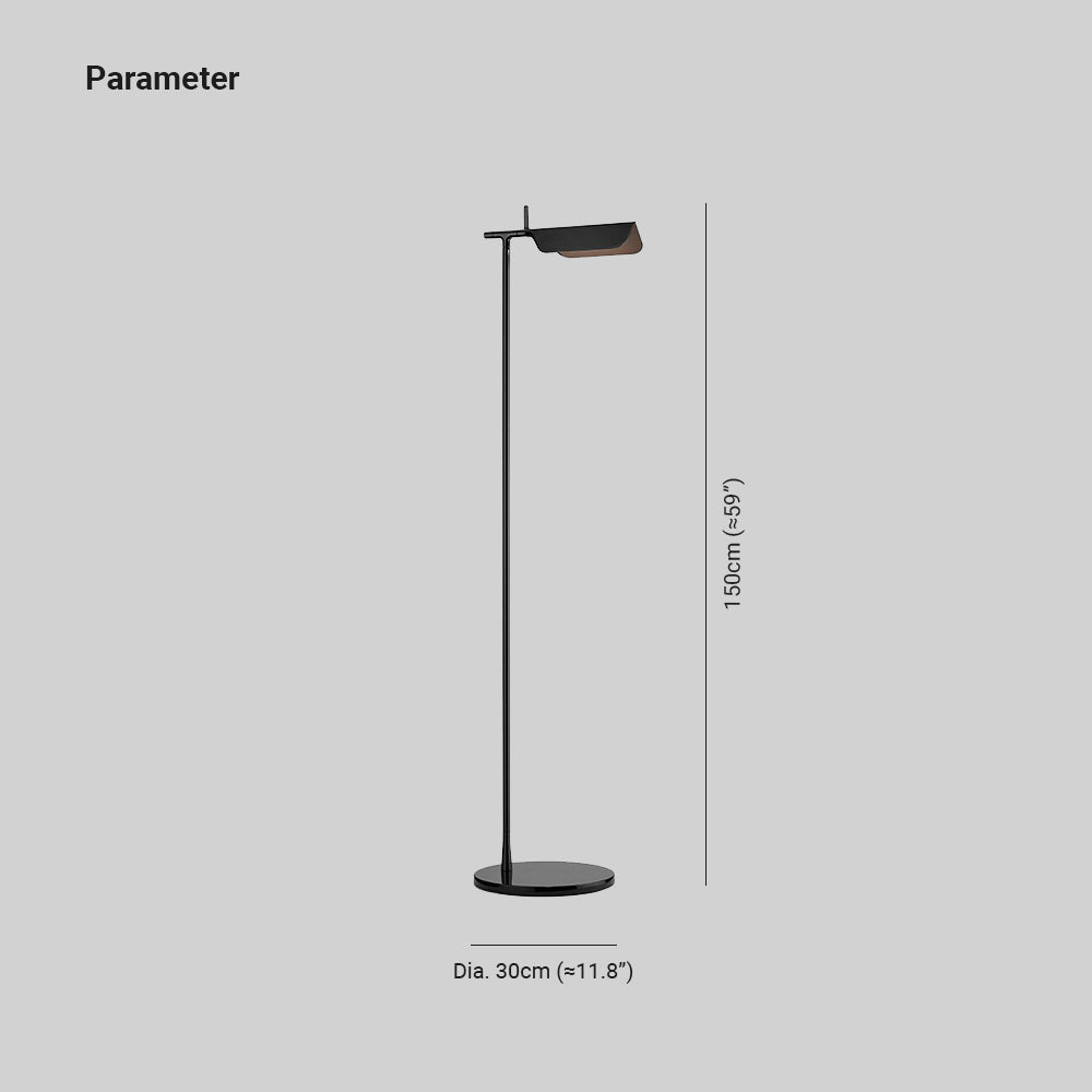 Edge Moderne Minimalistische Rechthoekige Lineaire Metalen Vloerlamp Zwart