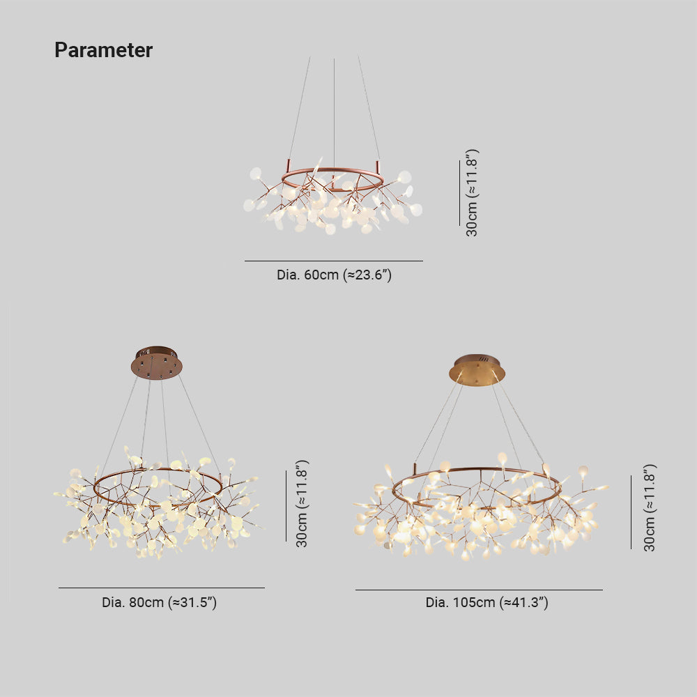 Olivia Rond Design Hanglamp Metaal/Acryl Woonkamer/Slaapkamer