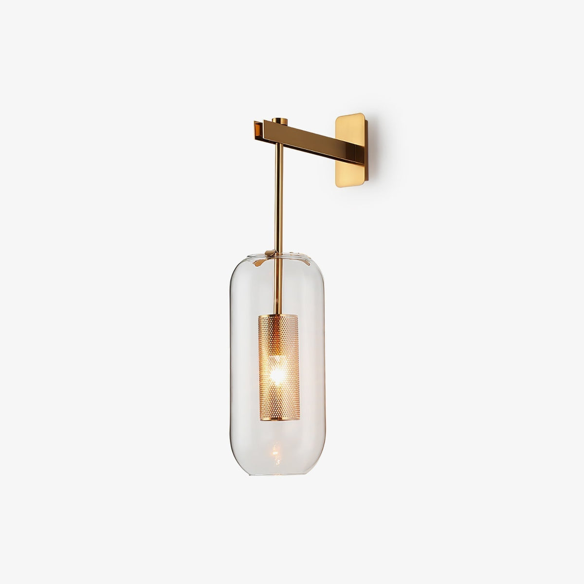 Eirinette Premium Noordse kunst glas wandlamp