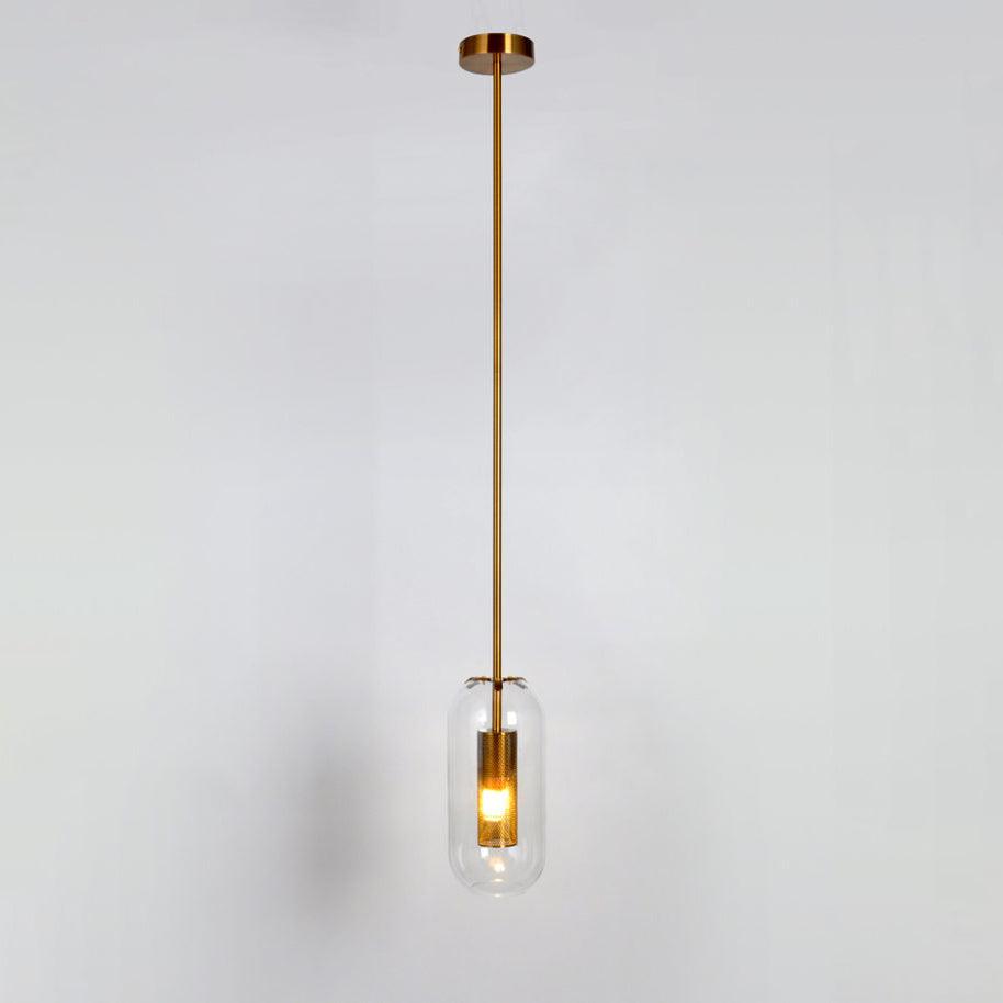Sypharil Minimalistische hanglamp met glas