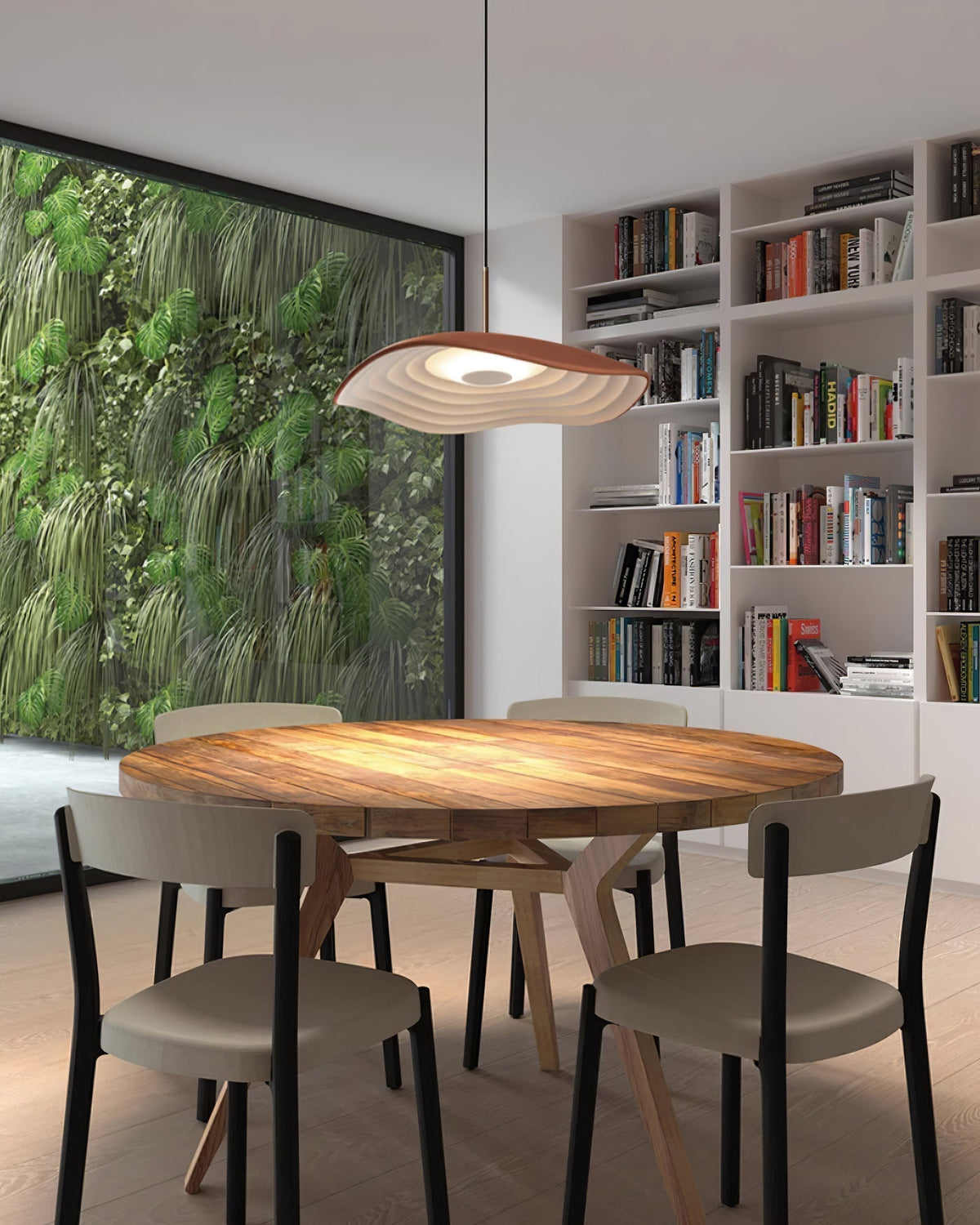 Mariva Moderne hanglamp met golfvorm en accent goudkleurig