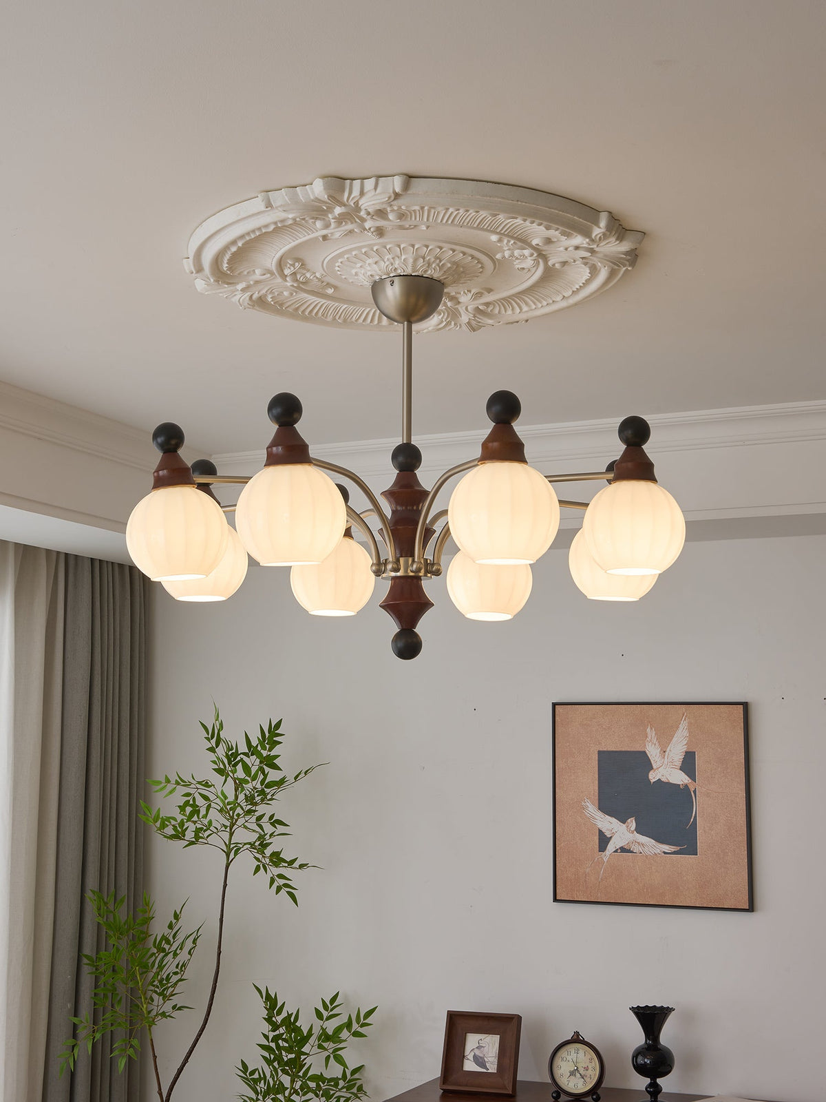 Zosilara traditionele elegantie houten kroonluchter