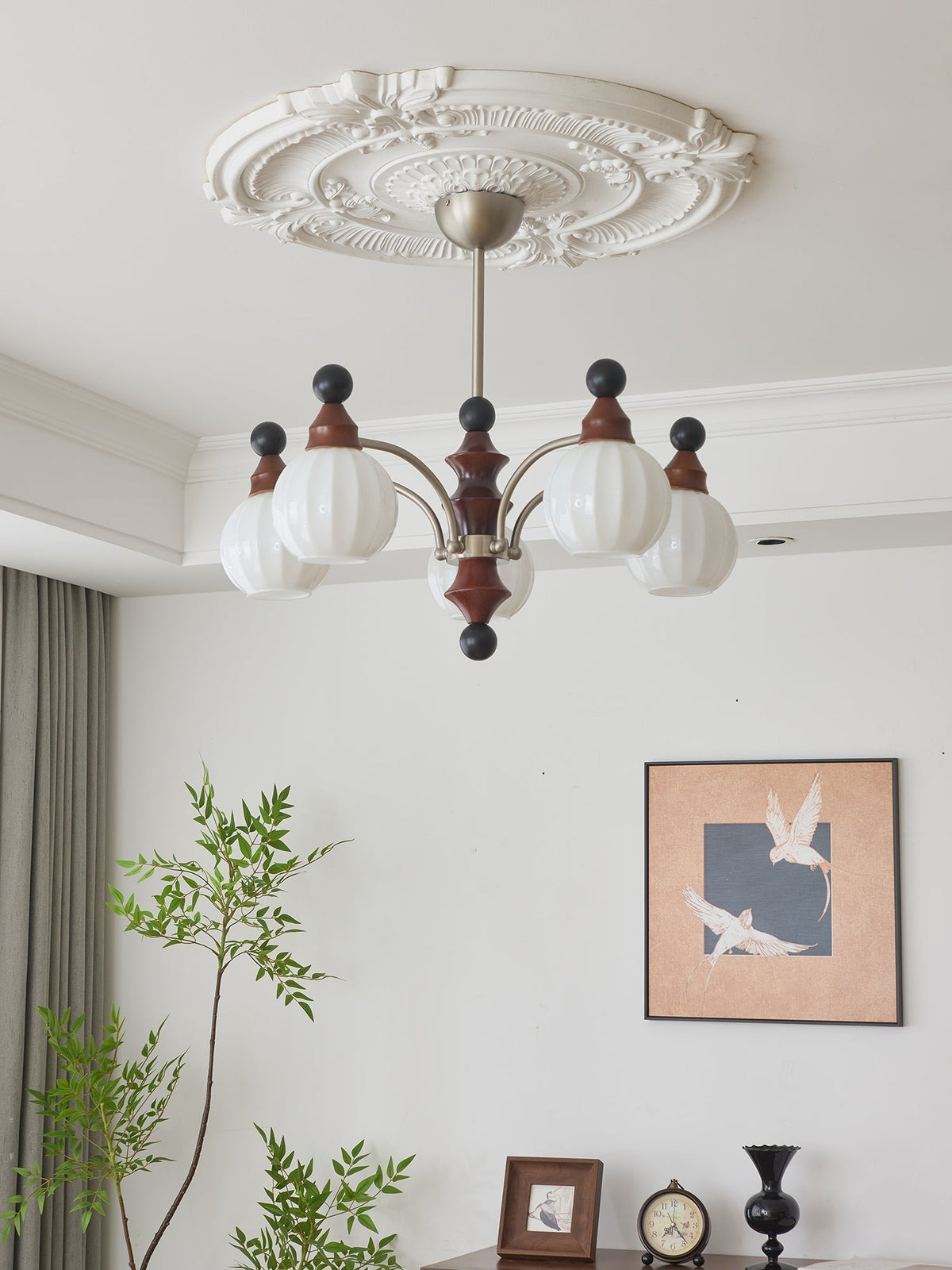Zosilara traditionele elegantie houten kroonluchter