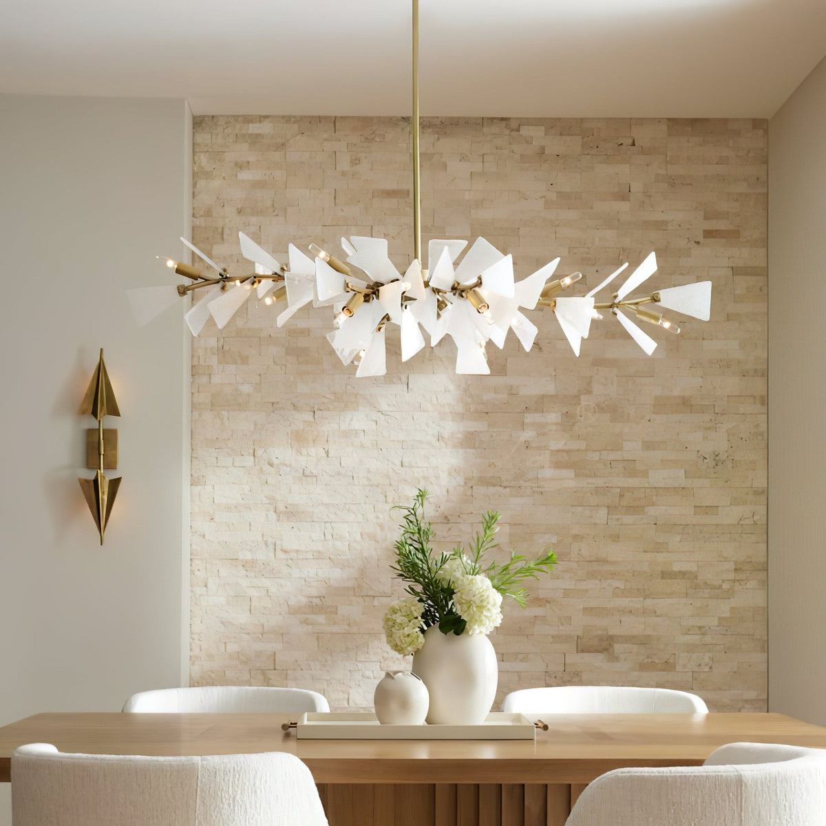 Samuel Kroonluchter van Goudkleurig glas