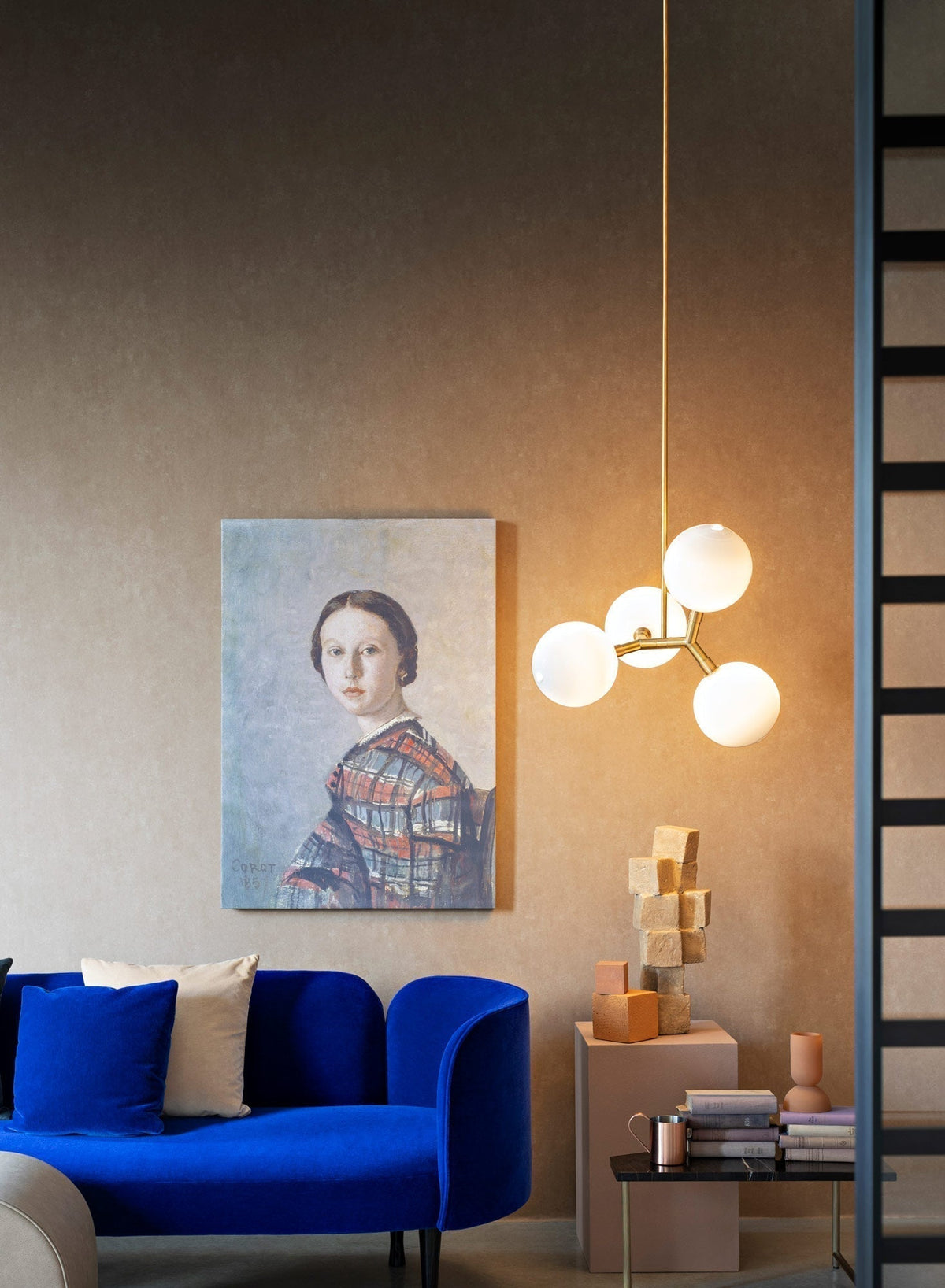 Riveaya hanglamp van met kap