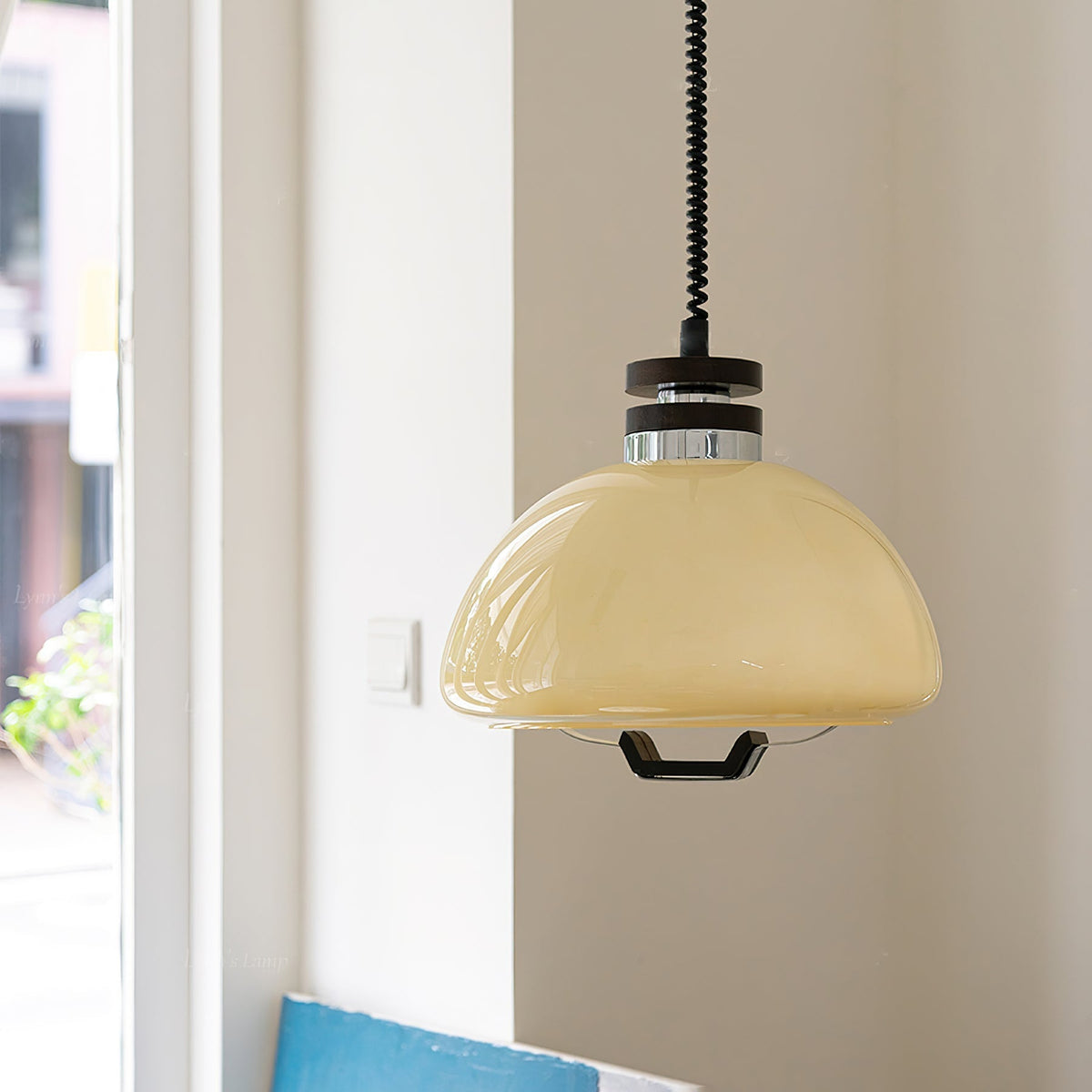 Avvinel Noordse kunst hanglamp pudding hout