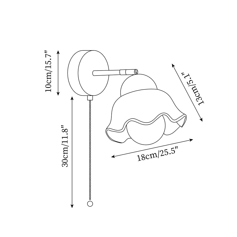 Rivoraria wandlamp