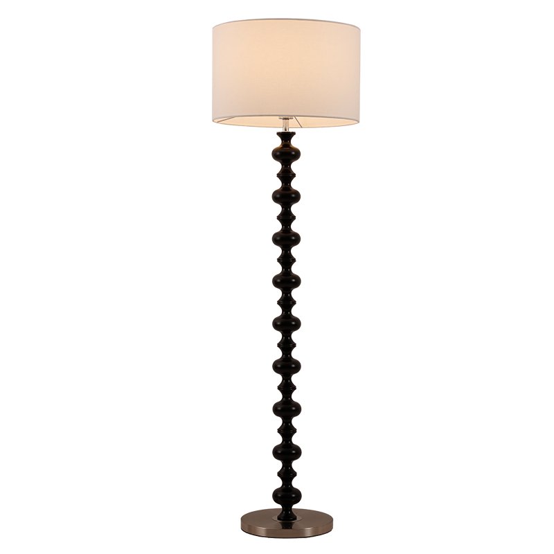 Eloisen Hout Stoffen Minimalistische vloerlamp