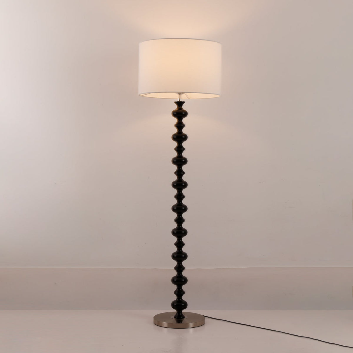 Eloisen Hout Stoffen Minimalistische vloerlamp