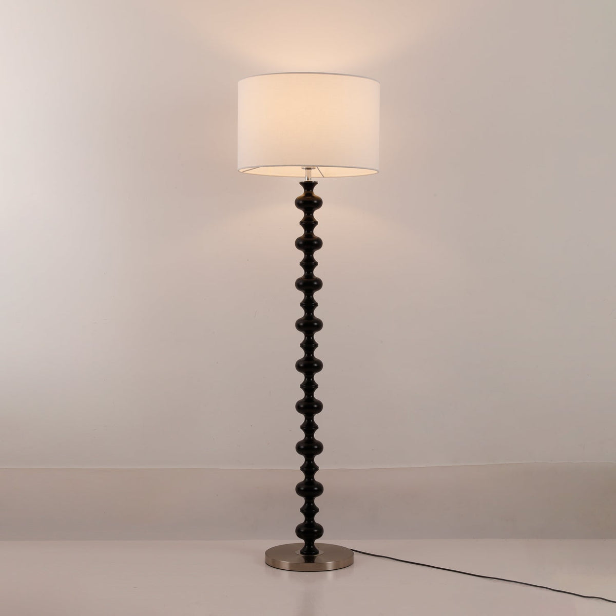 Eloisen Hout Stoffen Minimalistische vloerlamp