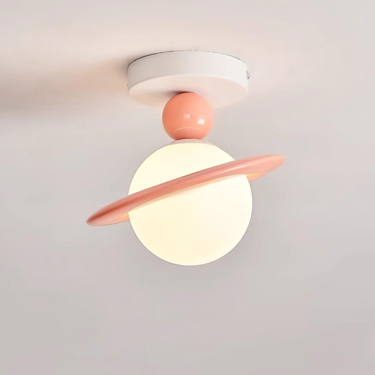 Selvian plafondlamp rood en wit retro