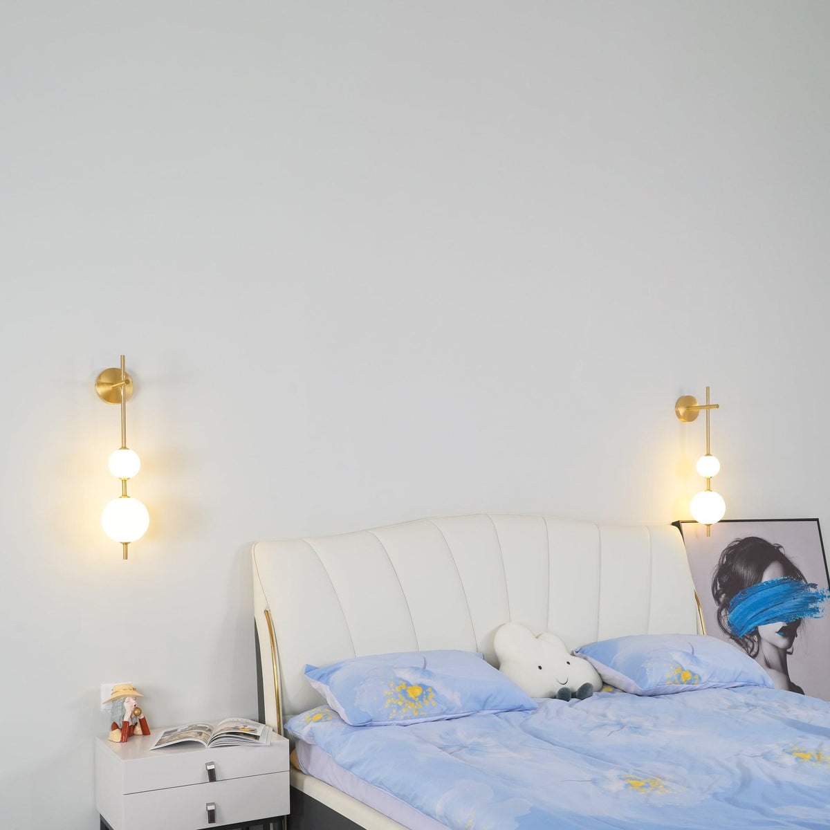 Ilraeia wandlamp met verticale bollen