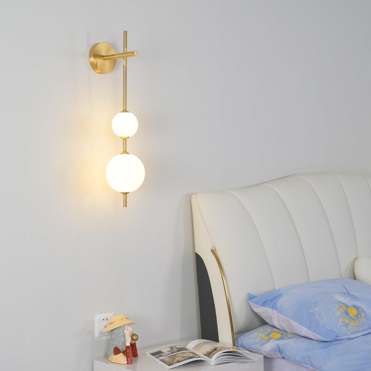 Ilraeia wandlamp met verticale bollen