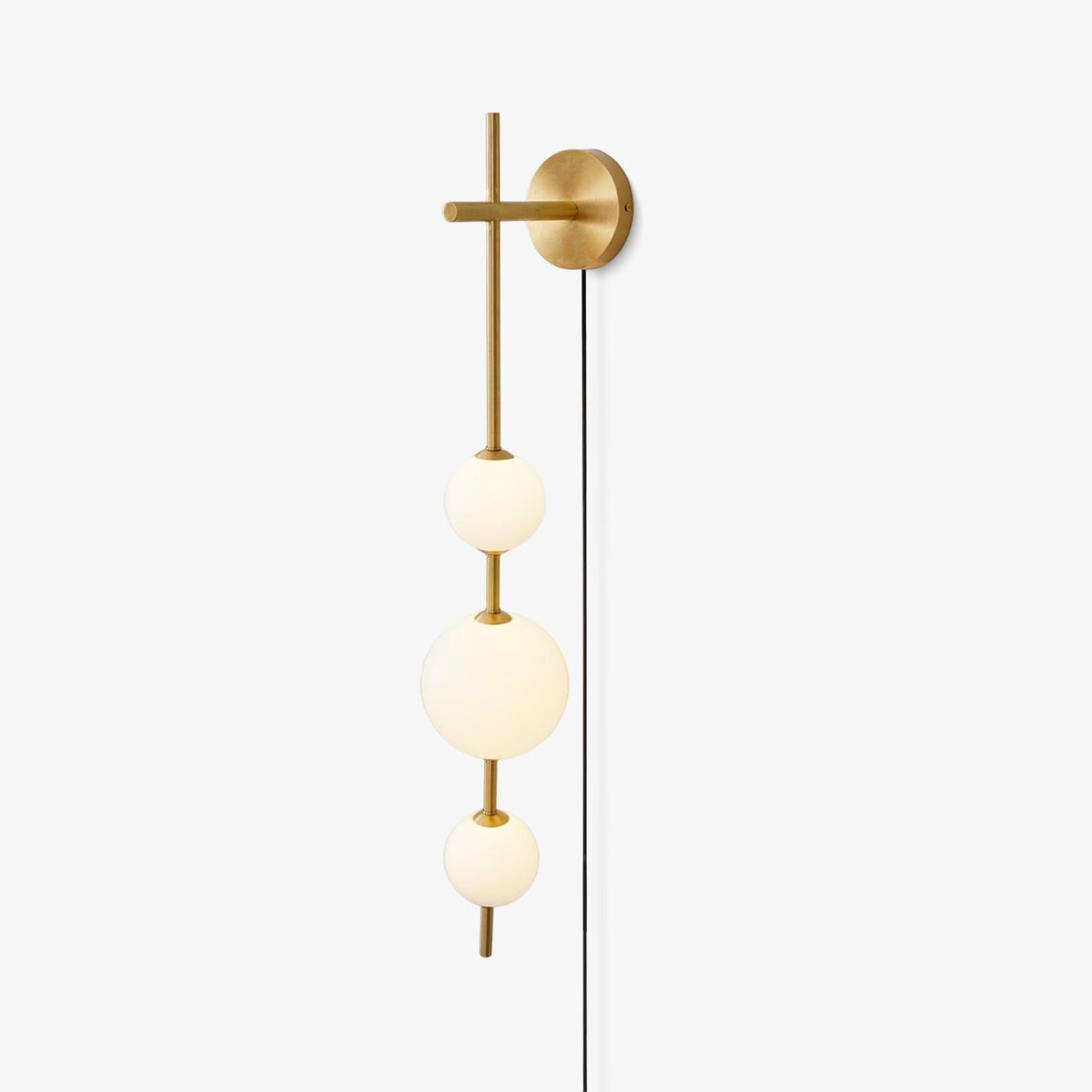 Ilraeia wandlamp met verticale bollen