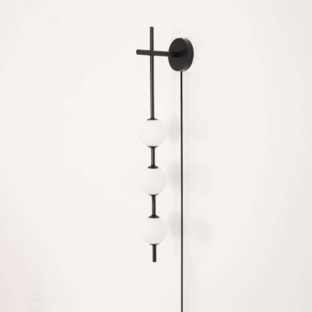Ilraeia wandlamp met verticale bollen
