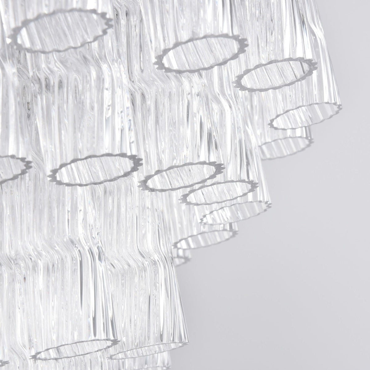 Veliella kroonluchter Murano-glas met cascaderende golven