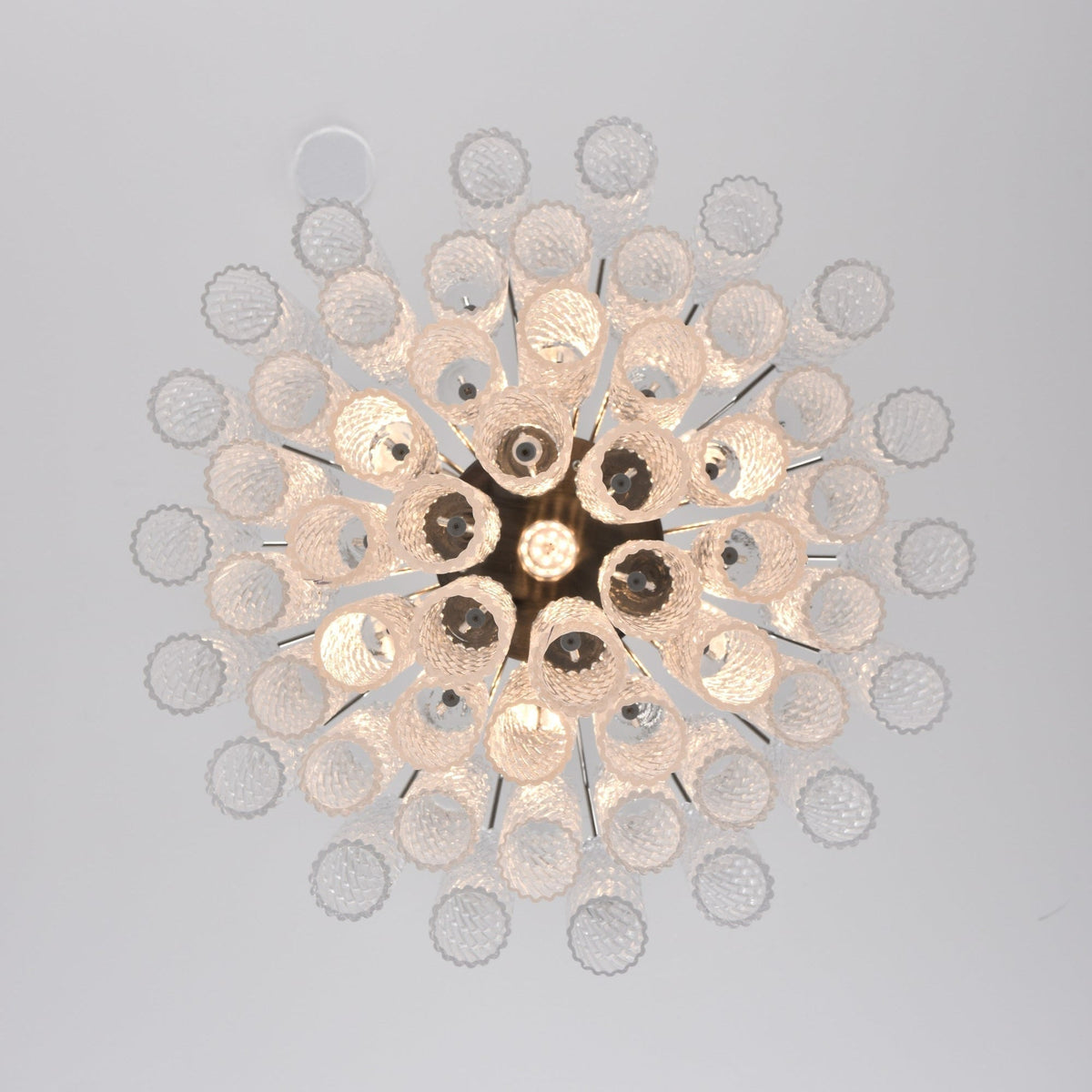 Veliella kroonluchter Murano-glas met cascaderende golven