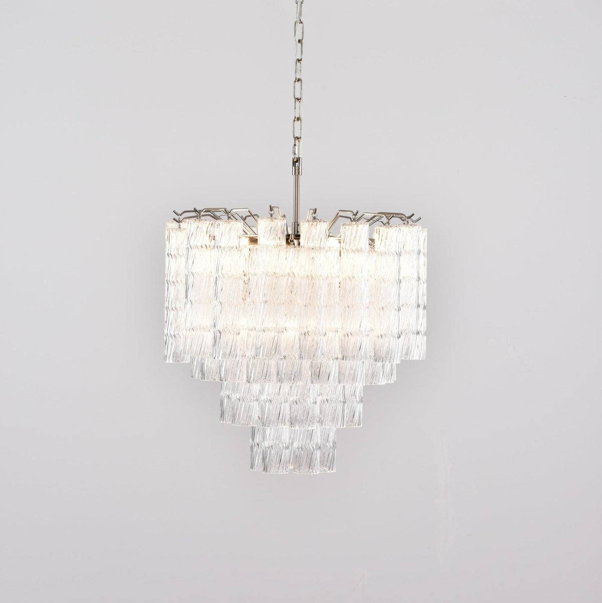 Veliella kroonluchter Murano-glas met cascaderende golven