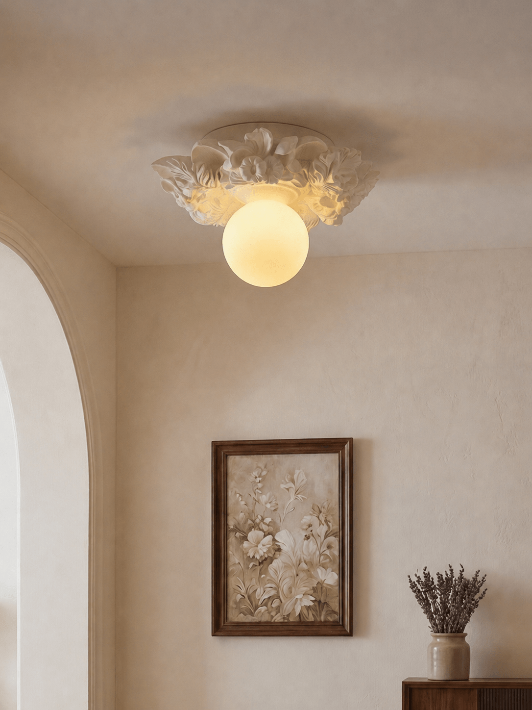Viraeneria Vlakke plafondlamp