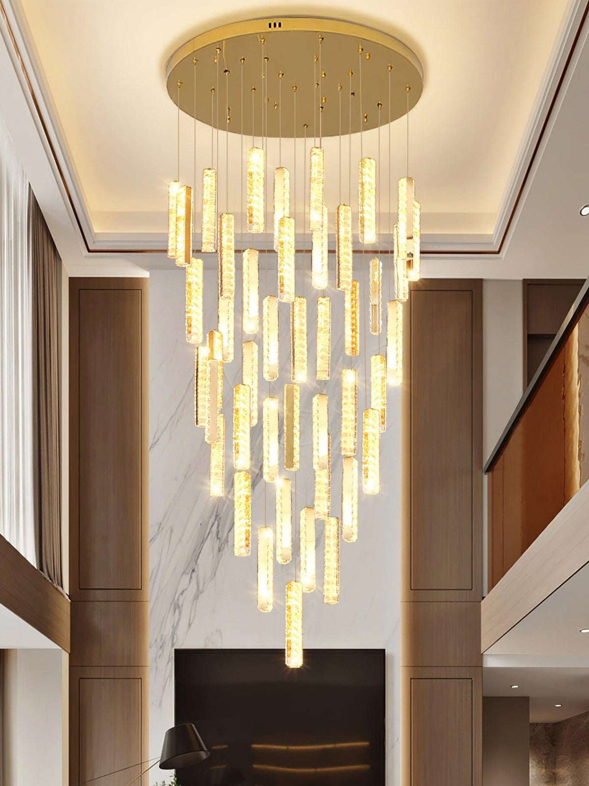 Sorenaria Kroonluchter Villa Forci hanglamp Zilver Modern