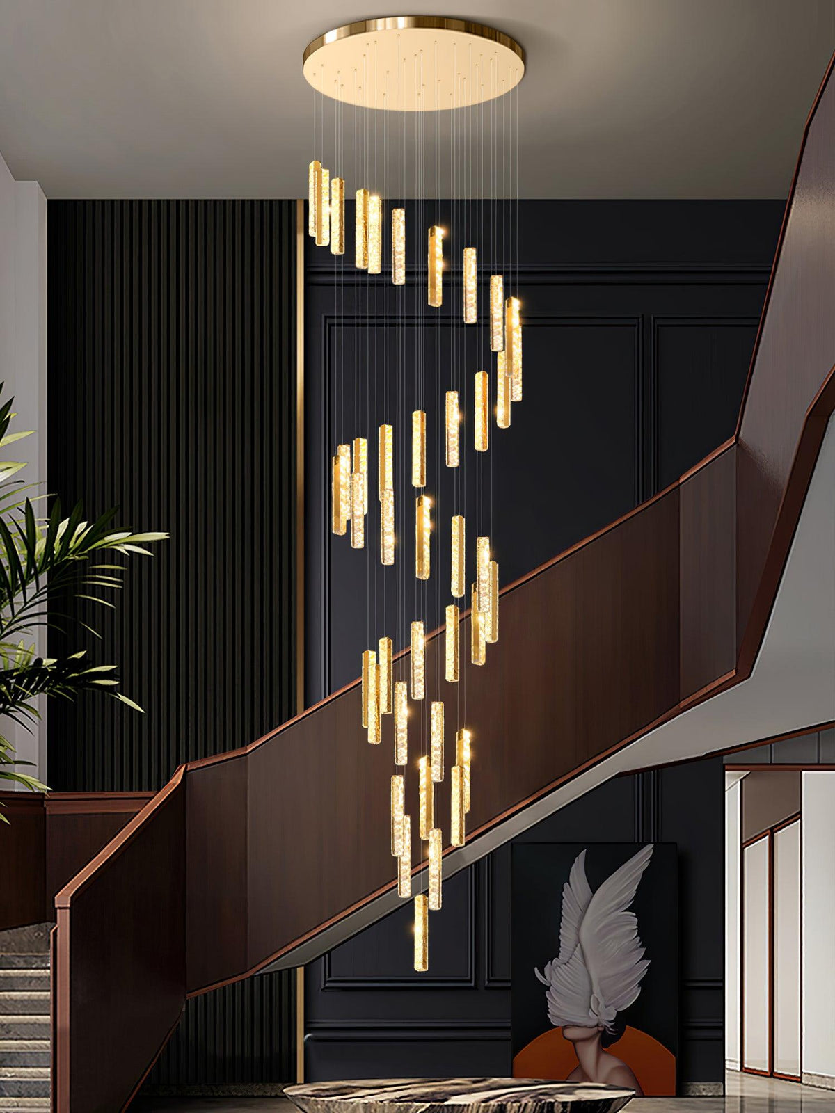 Sorenaria Kroonluchter Villa Forci hanglamp Zilver Modern