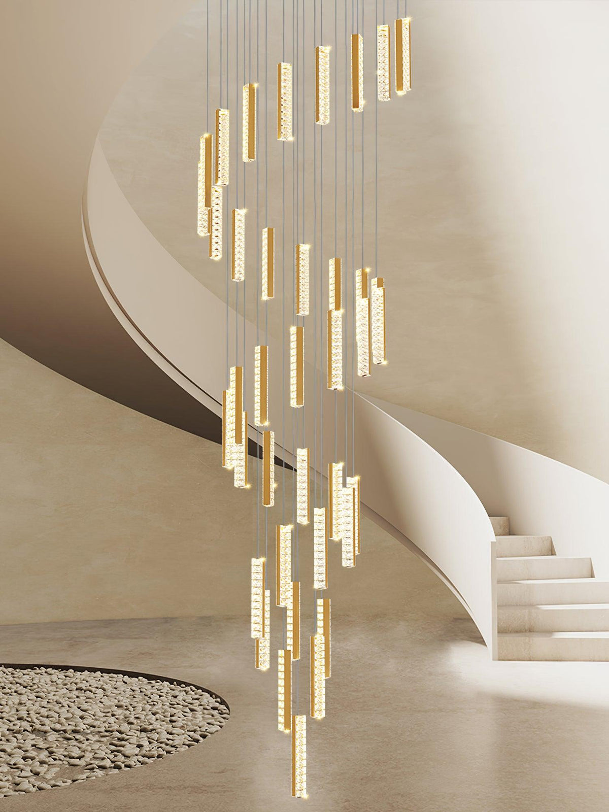 Sorenaria Kroonluchter Villa Forci hanglamp Zilver Modern