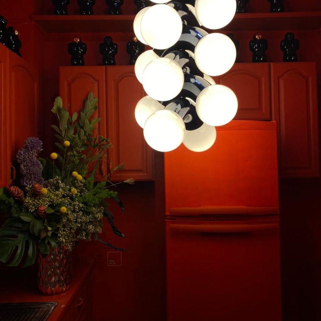 Ermira Premium Noordse kunst glazen hanglamp