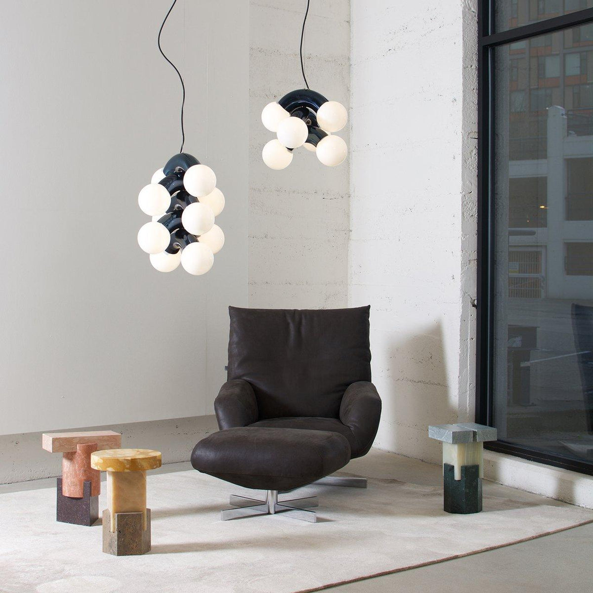Ermira Premium Noordse kunst glazen hanglamp