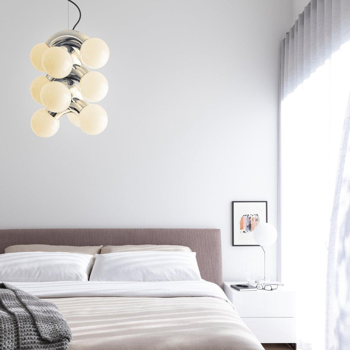 Ermira Premium Noordse kunst glazen hanglamp