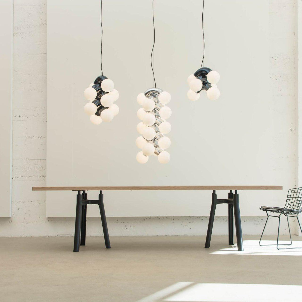Ermira Premium Noordse kunst glazen hanglamp