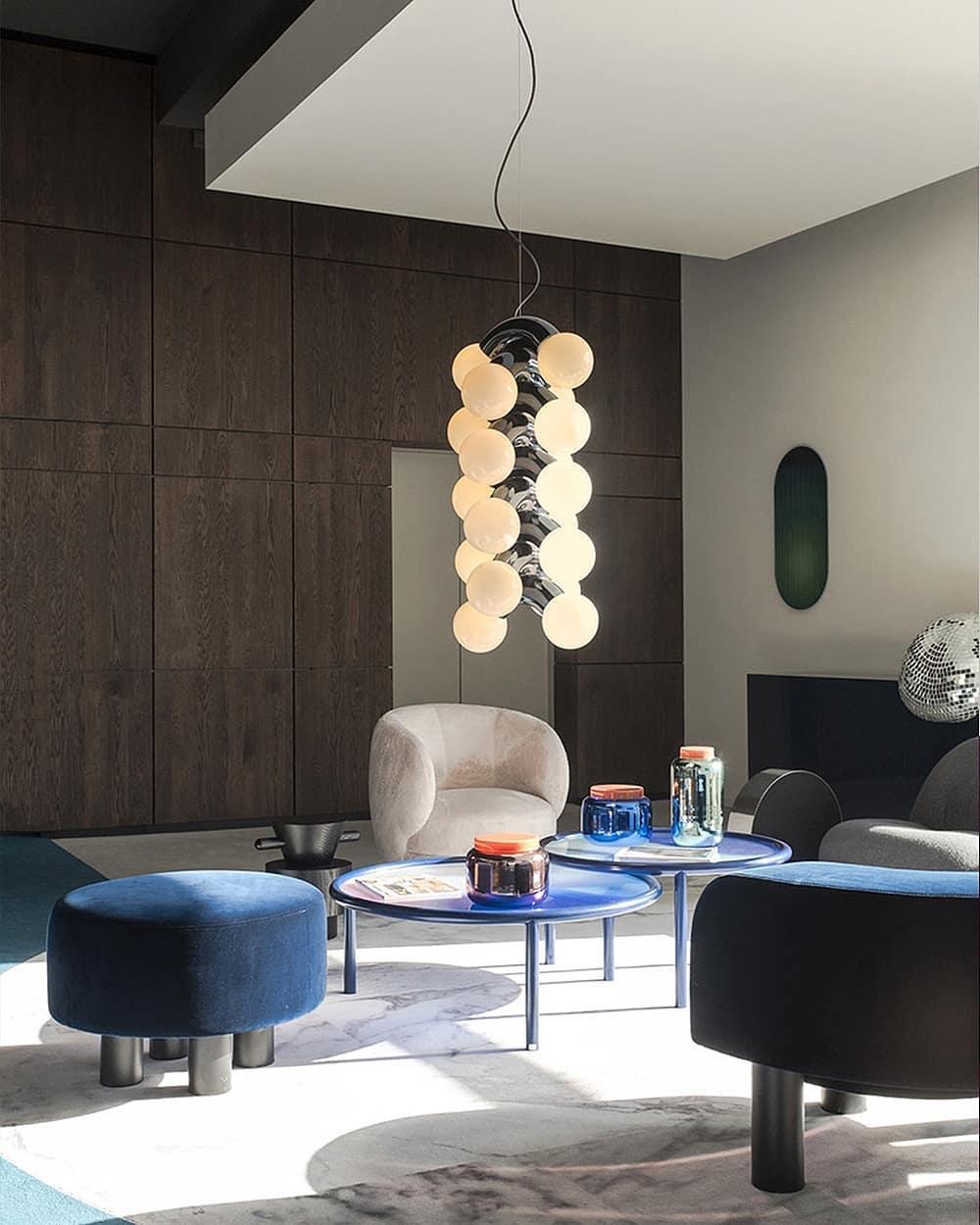 Ermira Premium Noordse kunst glazen hanglamp