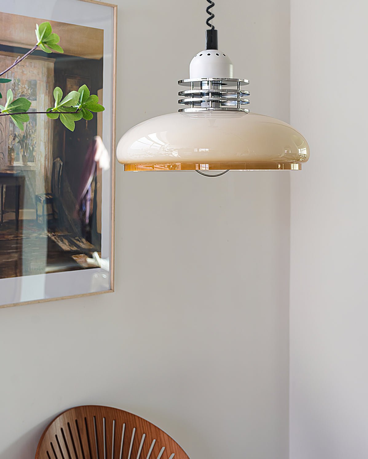 Ulaearae Noordse kunst klassieke glas hanglamp