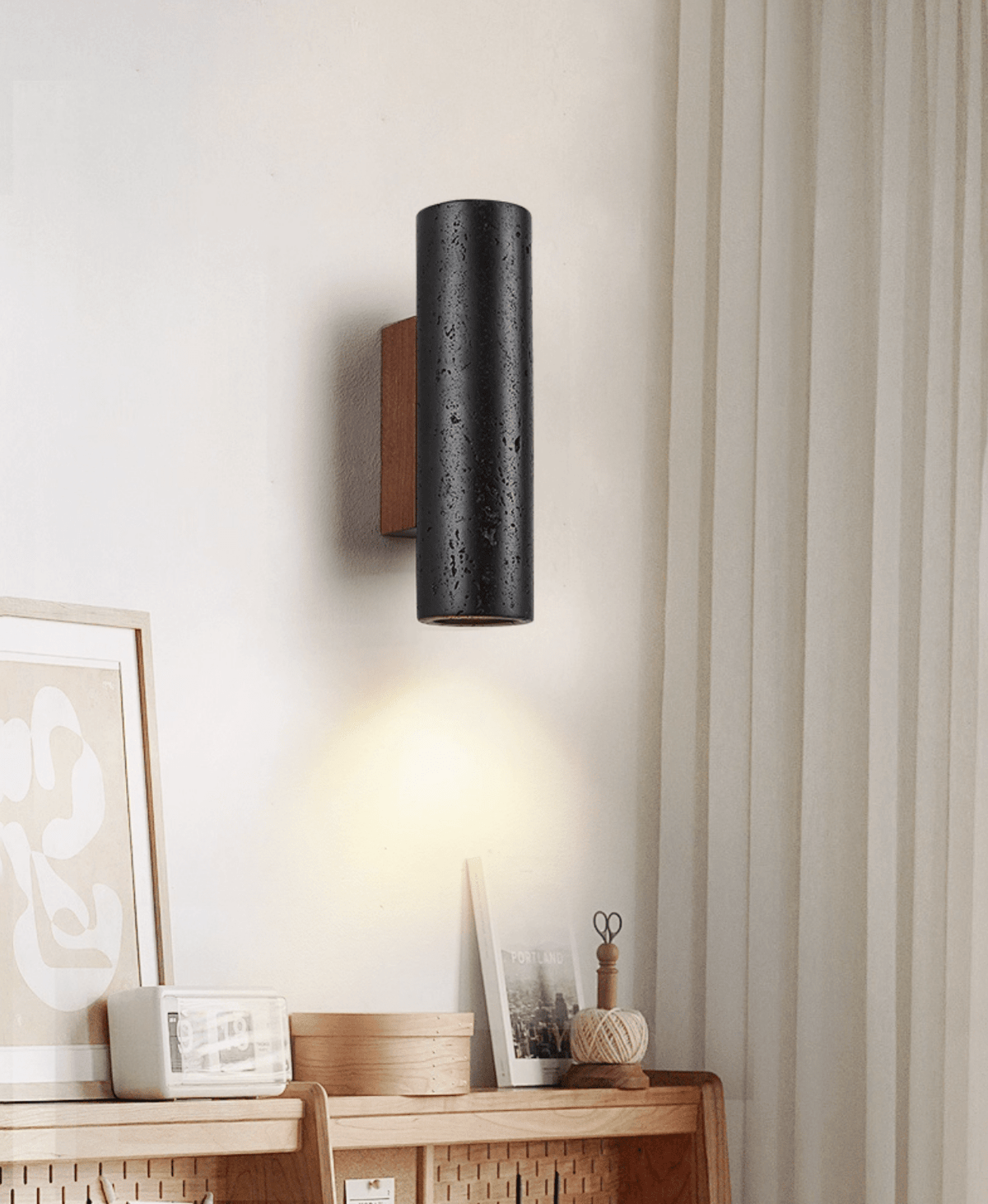 Lendis Noir wandlamp