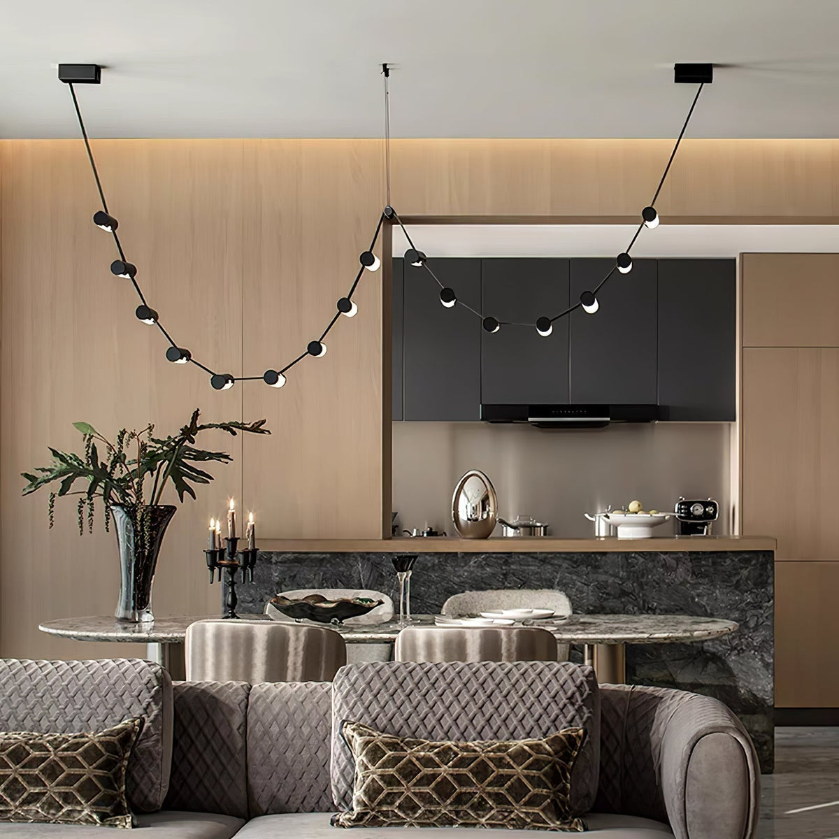 Flexura modulaire track hanglamp