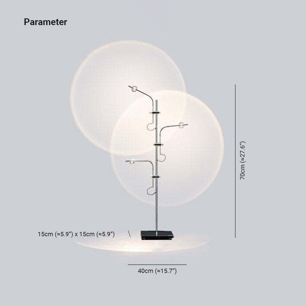 Salgado Vloerlampen Zonsondergang Projector Wit Woonkamer Slaapkamer