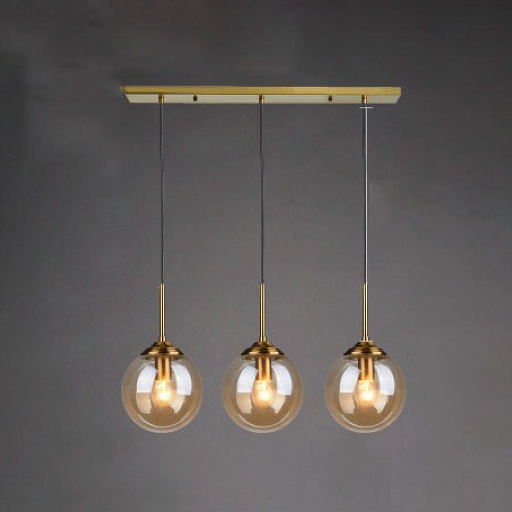 Valentina Ronde Designer LED Hanglamp Metaal Glas Eetkamer Woonkamer