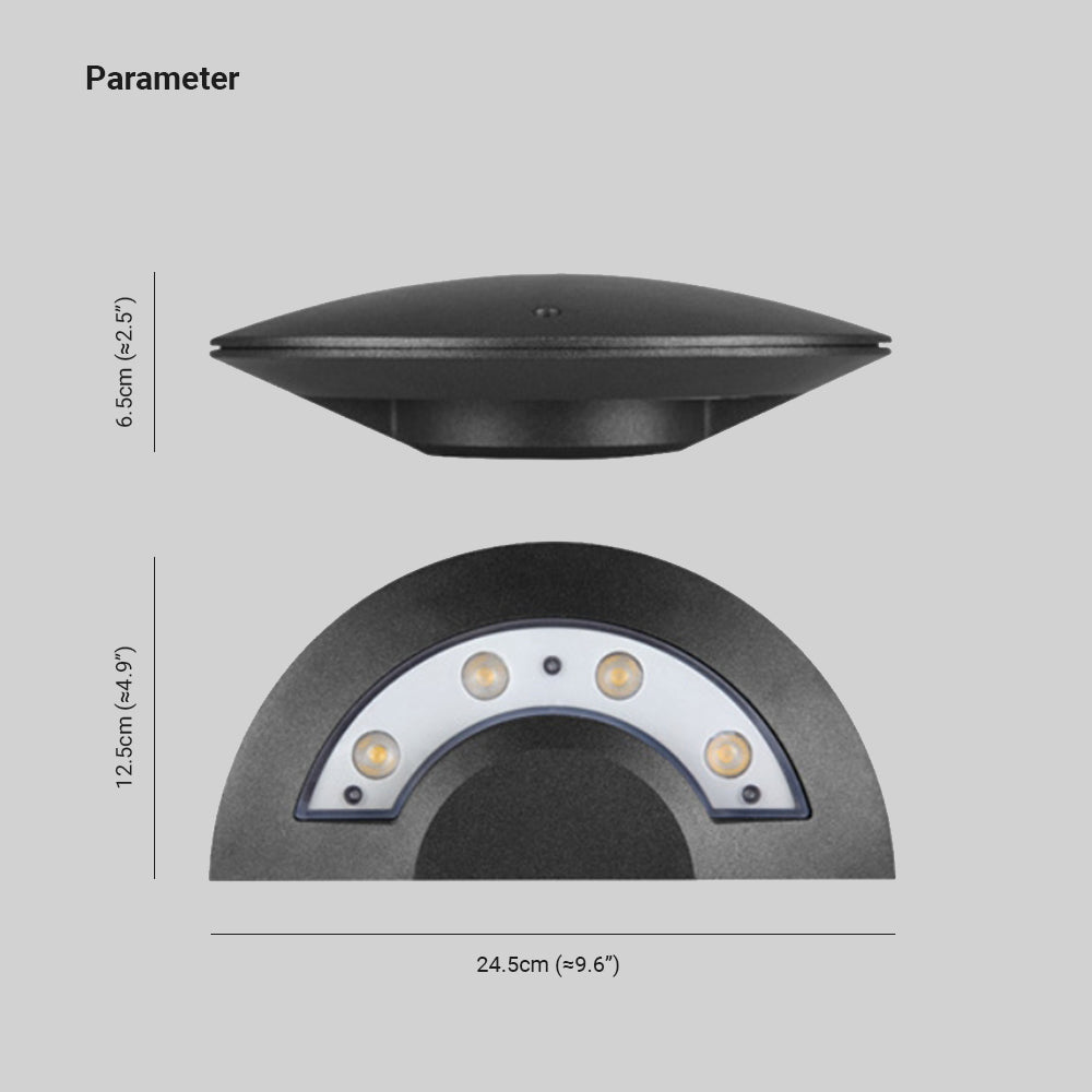 Orr Buiten Waterbestendig Flying Saucer Wandlampen Tuin